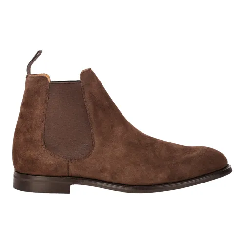 Church's , Leather Ankle Boots ,Brown male, Sizes: