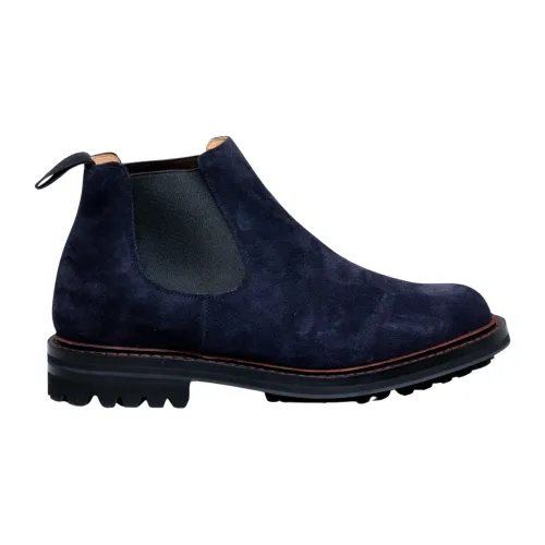 Church's , McCarthy Suede Chelsea Boots ,Blue male, Sizes: