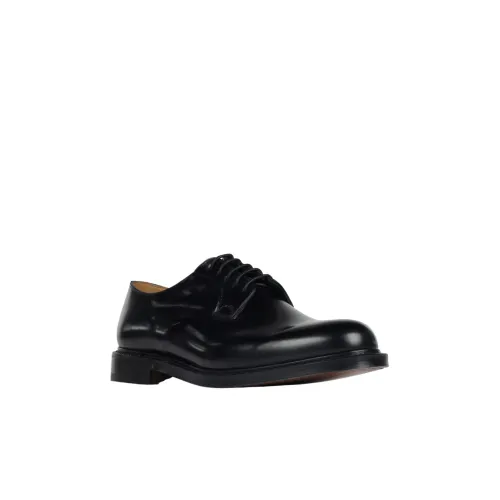 Church's , Scarpa Shannon Leather Lace-up Shoes ,Black male, Sizes: