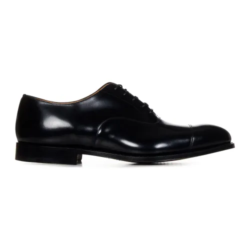 Church's , Sophisticated Lace-Up Flats for Men ,Black male, Sizes: