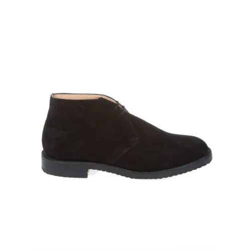 Church's , Stylish Black Ankle Boots for Men ,Black male, Sizes: