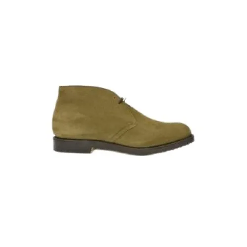 Church's , Suede ankle boots ,Green male, Sizes: