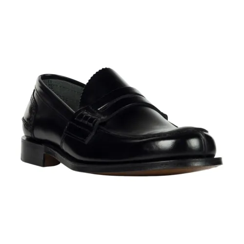 Church's , Tunbridge Leather Loafers ,Black male, Sizes: