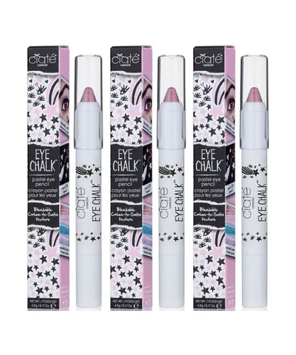 Ciate Womens Eye Chalk 4.9g Marshmallow Eye Pencil Pink x 3 - One Size
