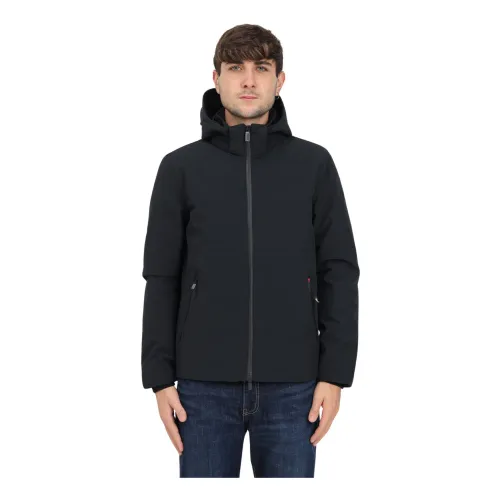 Ciesse Piumini , Essential Hooded Down Jacket for Men ,Black male, Sizes:
