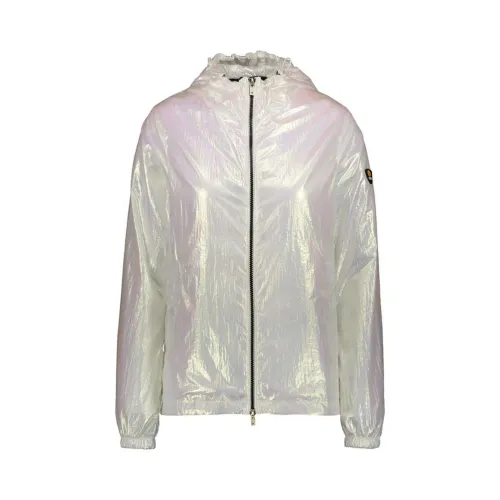 Ciesse Piumini , Iridescent Windbreaker Jacket ,White female, Sizes: