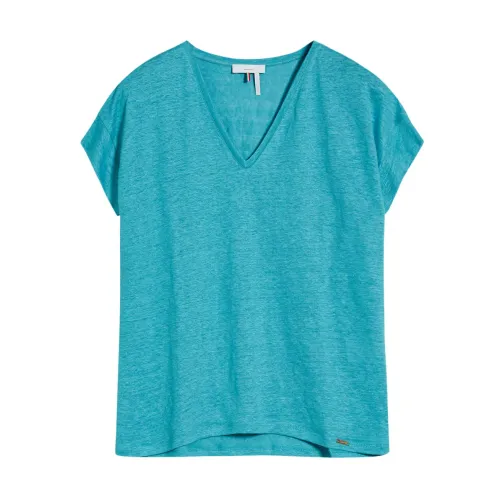 Cinque , T-Shirts ,Blue female, Sizes: