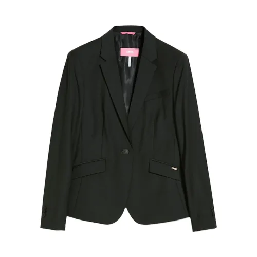 Cinque , Tailored Wool Blend Blazer ,Black female, Sizes: