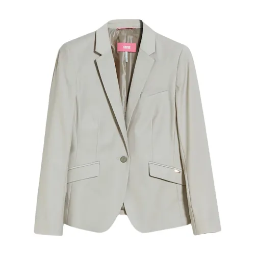 Cinque , Tailored Wool Blend Blazer ,Gray female, Sizes: