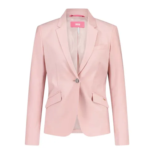 Cinque , Tailored Wool Blend Blazer ,Pink female, Sizes: