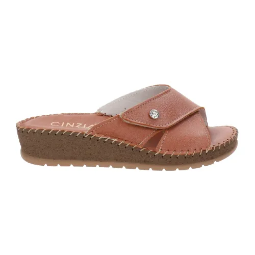 Cinzia Soft , Flat Sandals ,Brown female, Sizes: