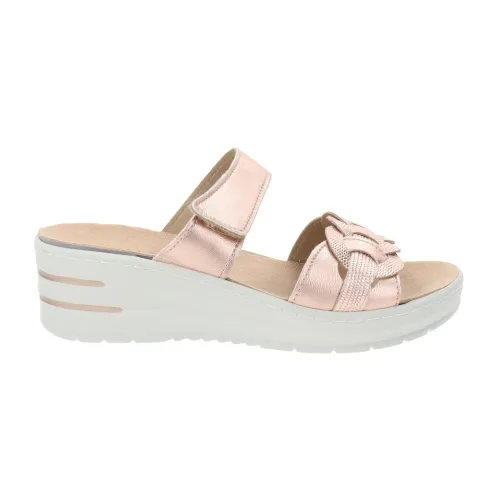 Cinzia Soft , Flat Sandals ,Pink female, Sizes: