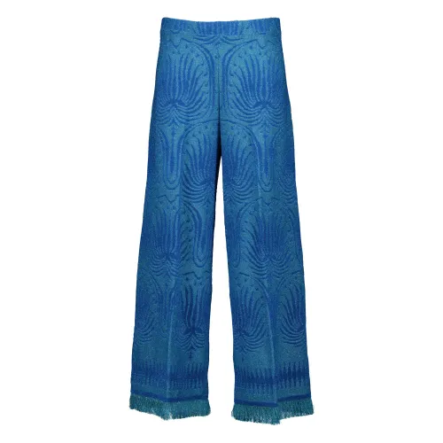 Circus Hotel , Trousers ,Blue female, Sizes: