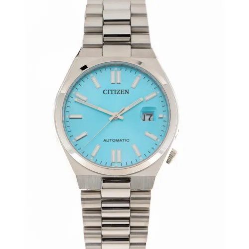 Citizen , Automatic Turquoise Dial Steel Watch ,Blue female, Sizes: ONE SIZE