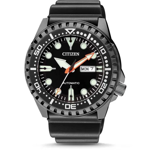 Citizen Men Analogue Automatic Watch with Rubber Strap