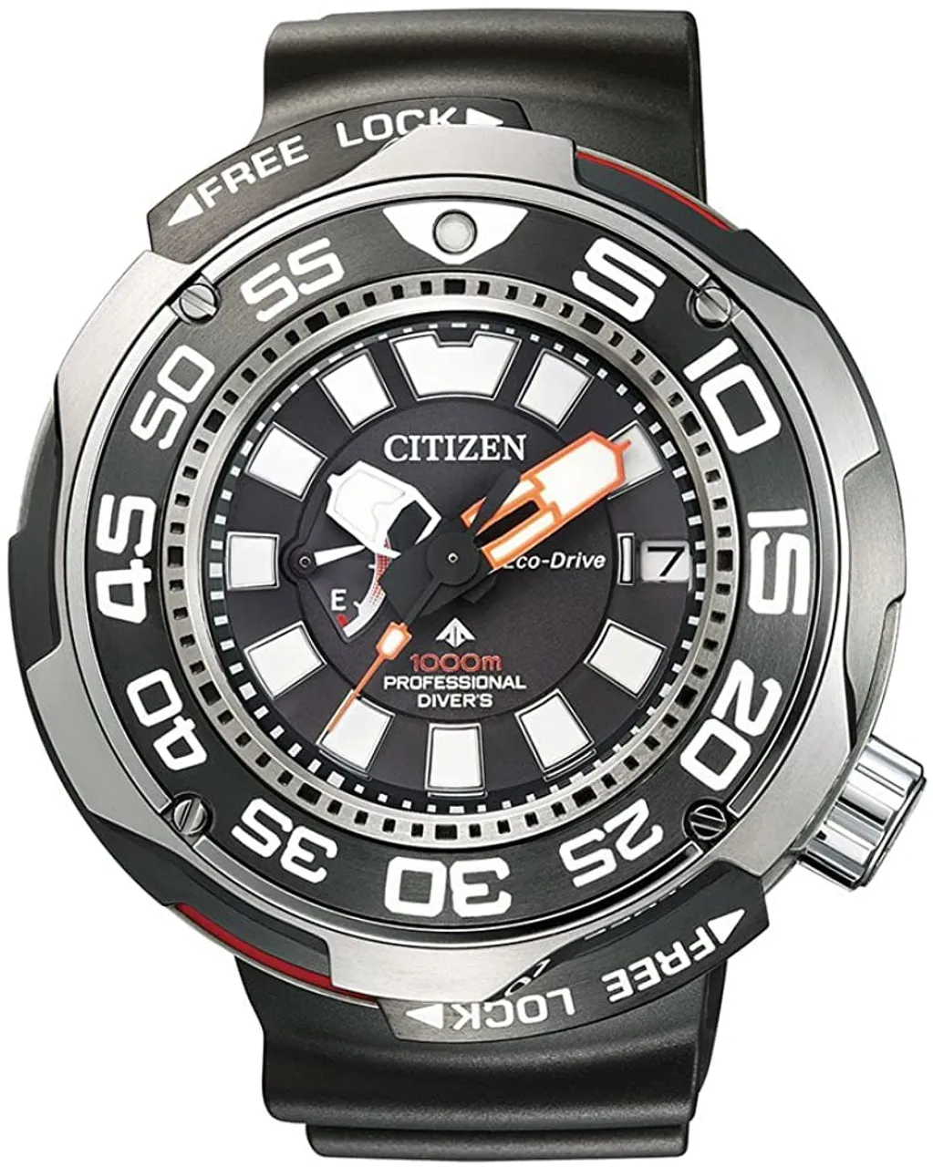 Citizen Men Analogue Eco-Drive Watch with Rubber Strap