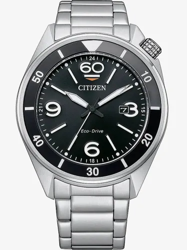 Citizen Mens Eco Drive Black Dial Watch AW1710-80E