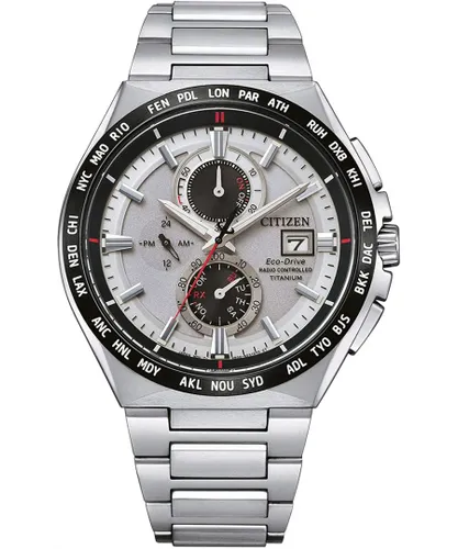 Citizen Mens Silver Watch AT8234-85A Titanium - One Size
