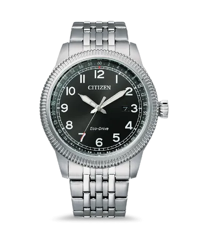Citizen Mens Silver Watch BM7480-81E Stainless Steel - One Size