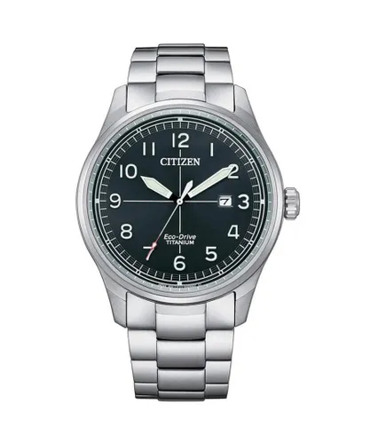 Citizen Mens Silver Watch BM7570-80X Titanium - One Size