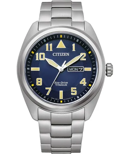 Citizen Mens Silver Watch BM8560-88LE Titanium - One Size