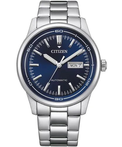 Citizen Mens Silver Watch NH8400-87L Stainless Steel (archived) - One Size