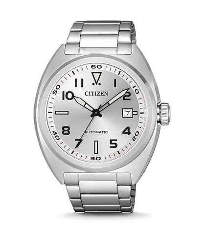 Citizen Mens Silver Watch NJ0100-89A Stainless Steel - One Size