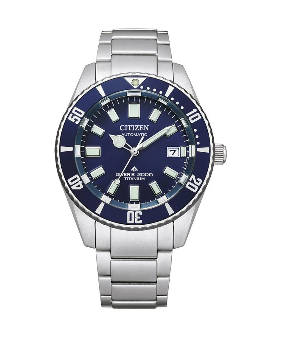 Citizen Promaster Diver Mens Silver Watch NB6021-68L Titanium - One Size