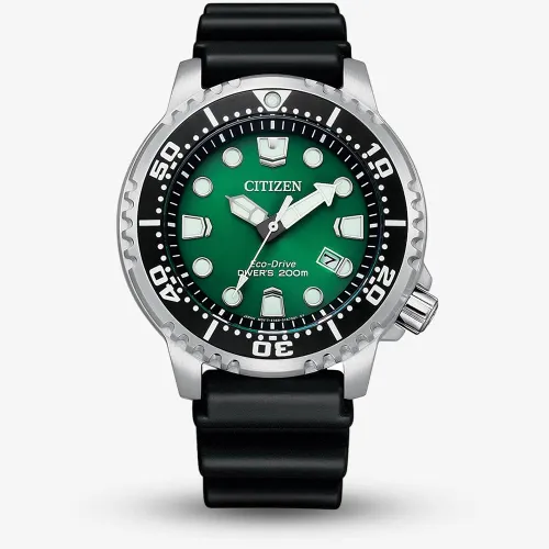 Citizen Promaster Marine Eco-Drive Green Watch BN0154-01X