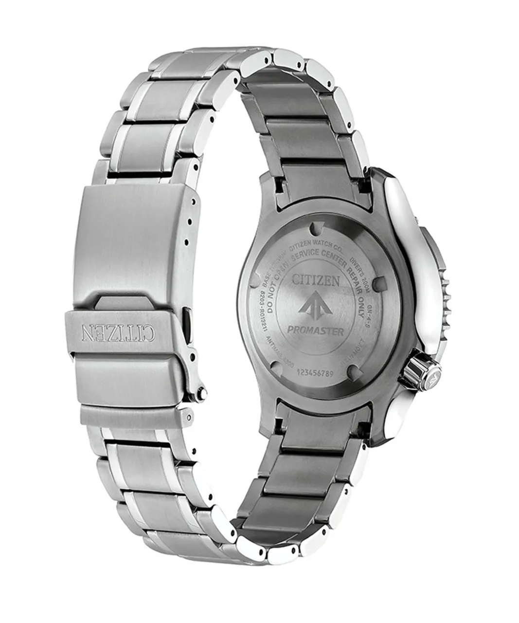 Citizen Promaster Marine Mens Silver Watch NY0100-50ME Titanium - One Size
