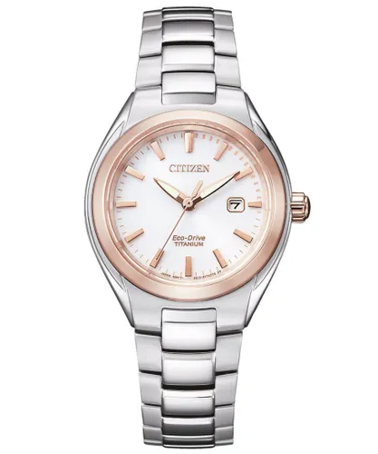 Citizen WoMens Silver Watch EW2616-83A Titanium - One Size