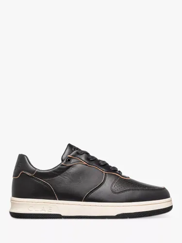 CLAE Malone Apple Leather Trainers - Bre-blacklthrrawedge - Male