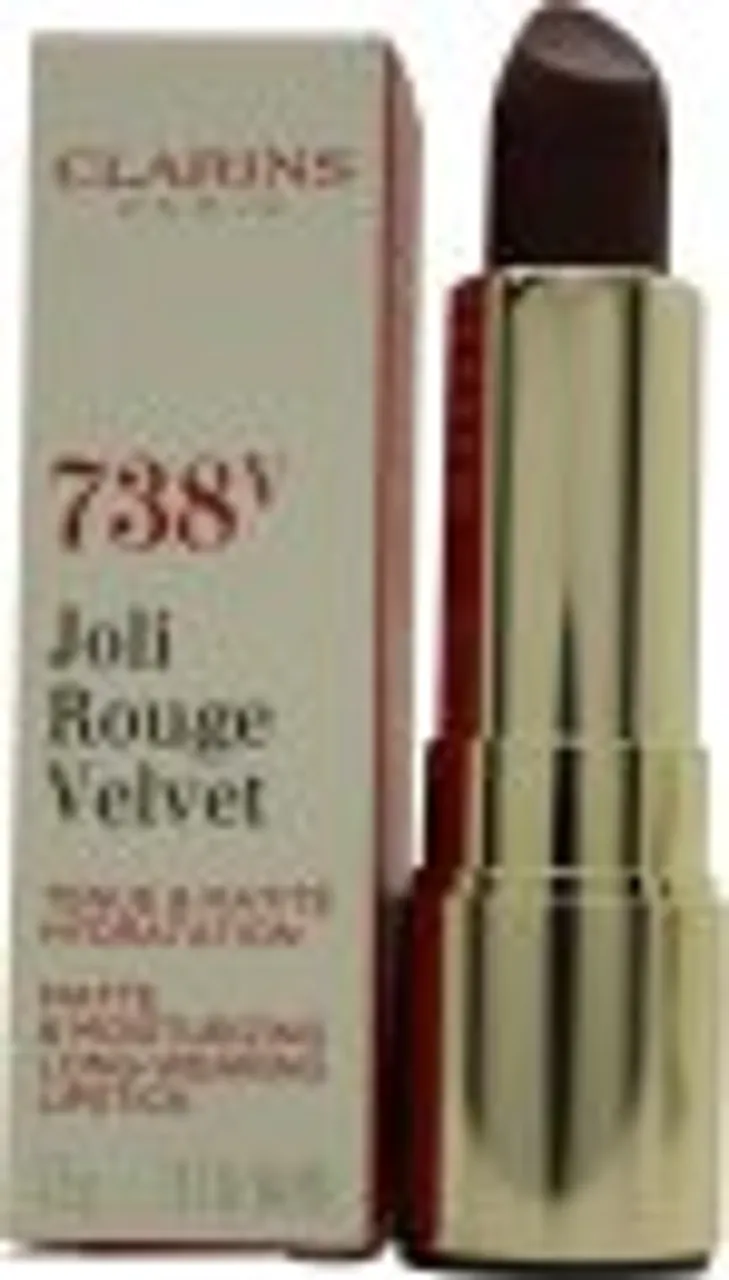 Clarins Joli Rouge Velvet Lipstick 3.5g - 738V Royal Plum
