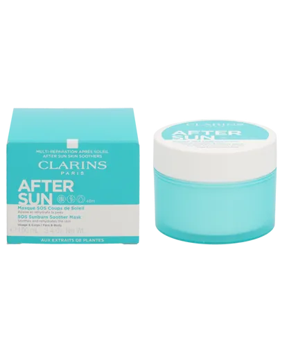 Clarins Unisex Sos Sunburn Soother Aftersun Mask 100ml - NA - Size 100 ml
