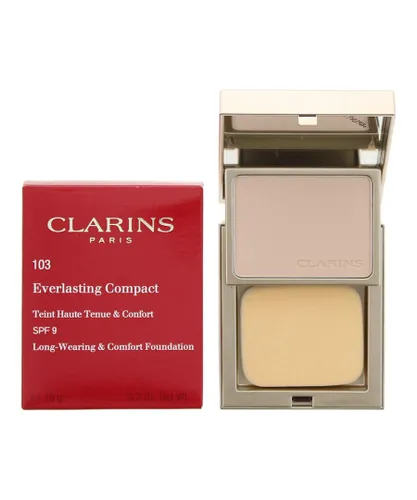 Clarins Womens Everlasting Compact No.103 Ivory Foundation 10g - NA - One Size