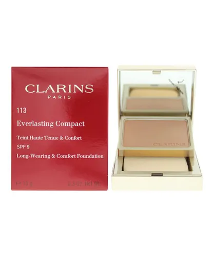 Clarins Womens Everlasting Compact No.113 Chestnut Foundation 10g - One Size