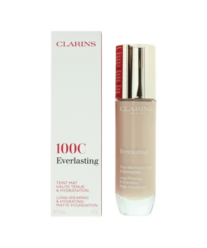 Clarins Womens Everlasting Long Wearing & Hydrating Foundation 30ml 100C Lily - NA - One Size