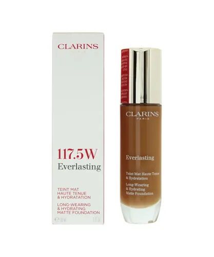 Clarins Womens Everlasting Long Wearing & Hydrating Foundation 30ml 117.5 Pecan - NA - One Size