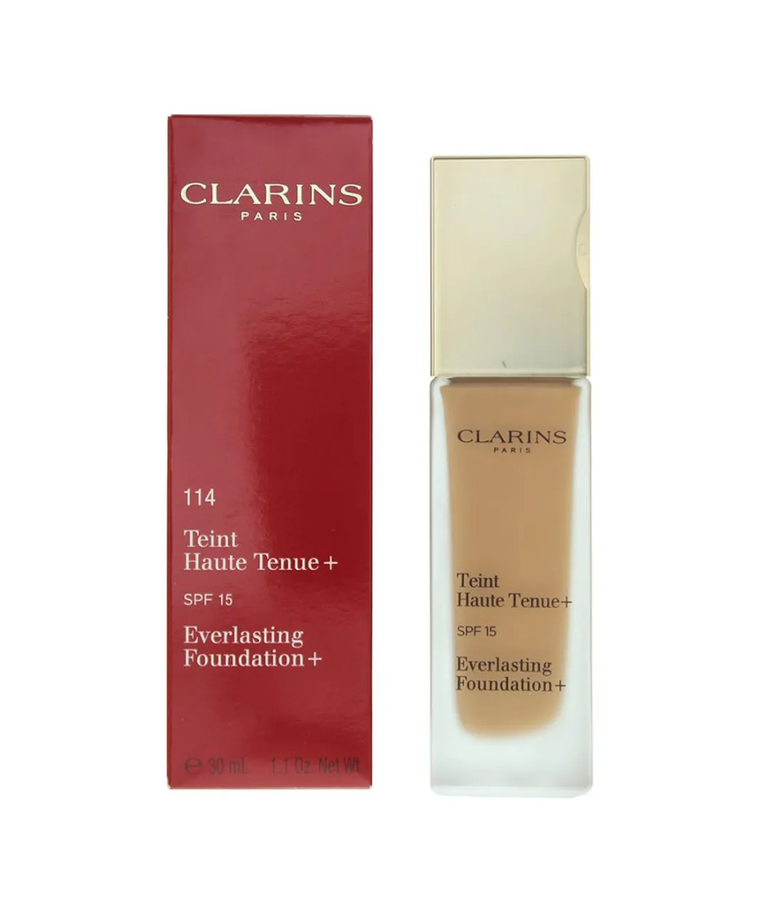 Clarins Womens Everlasting Spf 15 Foundation 30ml 114 Cappuccino - NA - One Size