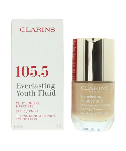 Clarins Womens Everlasting Youth Fluid Foundation 30ml 105.5 Flesh - One Size