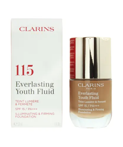 Clarins Womens Everlasting Youth Fluid Foundation 30ml 115 Cognac - One Size
