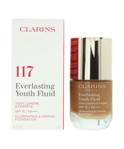 Clarins Womens Everlasting Youth Fluid Foundation 30ml 117 Hazelnut - One Size