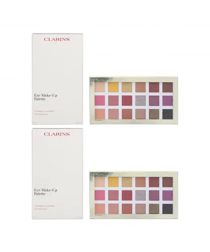 Clarins Womens Eyeshadow Make-up Palette 18g x 2 - NA - One Size