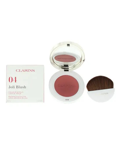 Clarins Womens Joli Blush Radiance & Colour Blusher 5g 04 Cheeky Purple - One Size