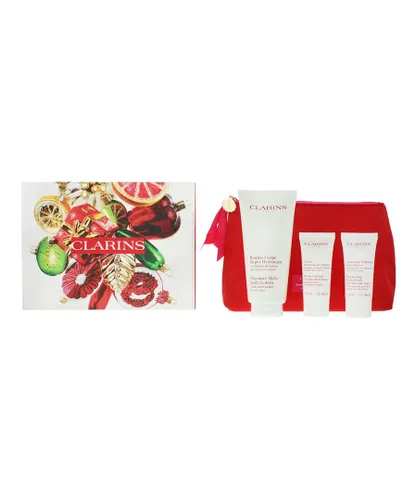 Clarins Womens Moisture-Rich Body Lotion 200ml Gift Set - One Size