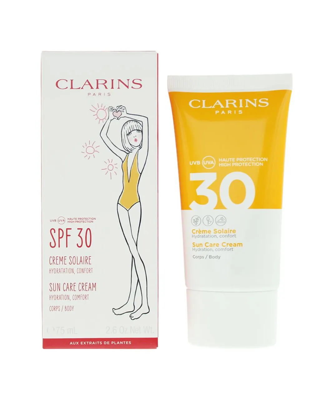 Clarins Womens Pick & Love Spf 30 Sun Care Body Cream 75ml - One Size