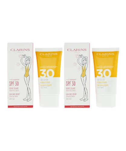 Clarins Womens Pick & Love Spf 30 Sun Care Body Cream 75ml x 2 - One Size