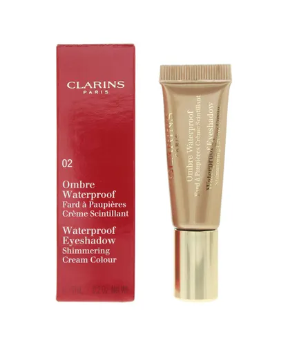 Clarins Womens Waterproof Eyeshadow Shimmering Cream 7ml #02 Golden Sand - One Size