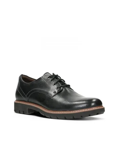 Clarks Batcombe Hall Mens Black Shoes Leather (archived)