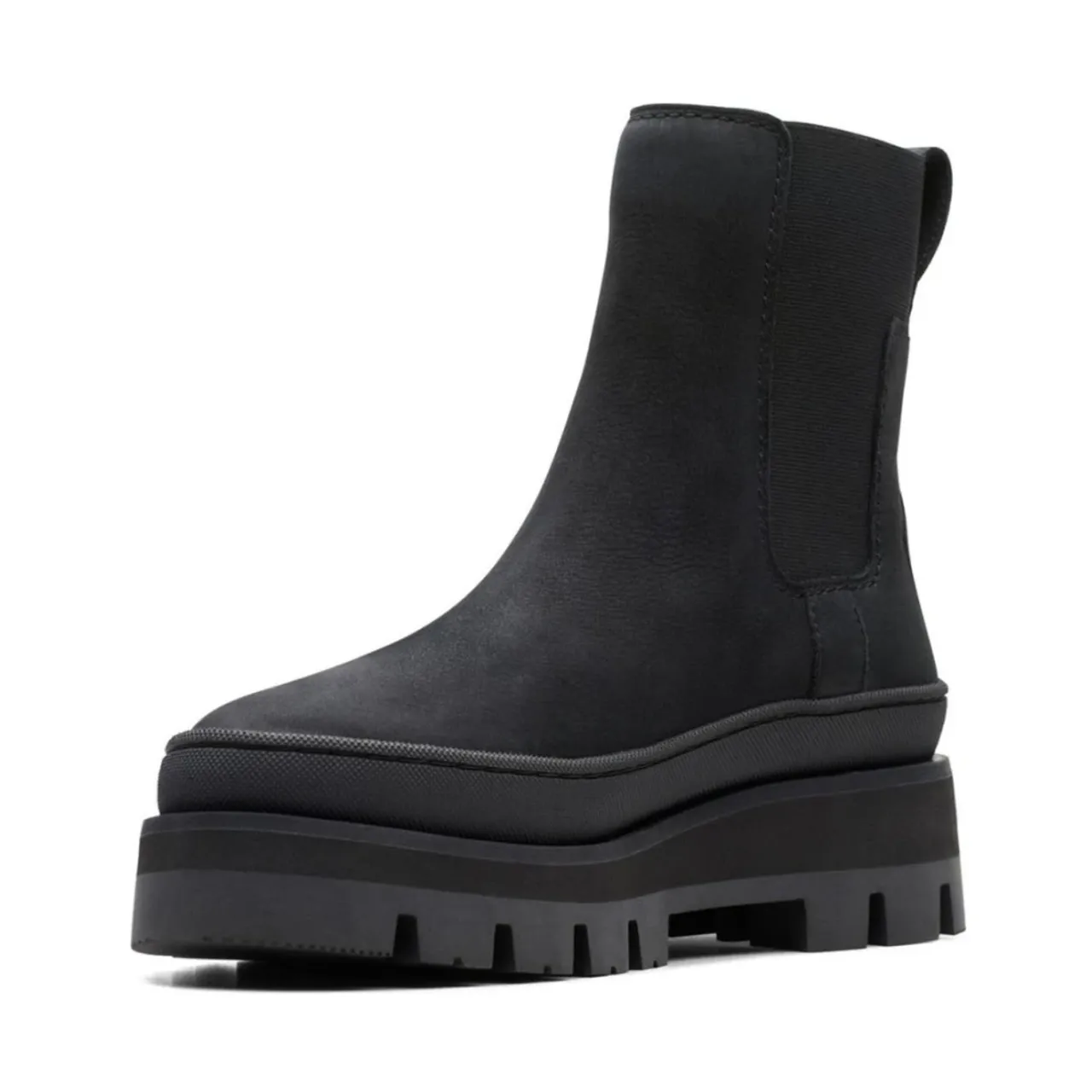 Clarks , Black Ankle Boots for Women ,Black female, Sizes: